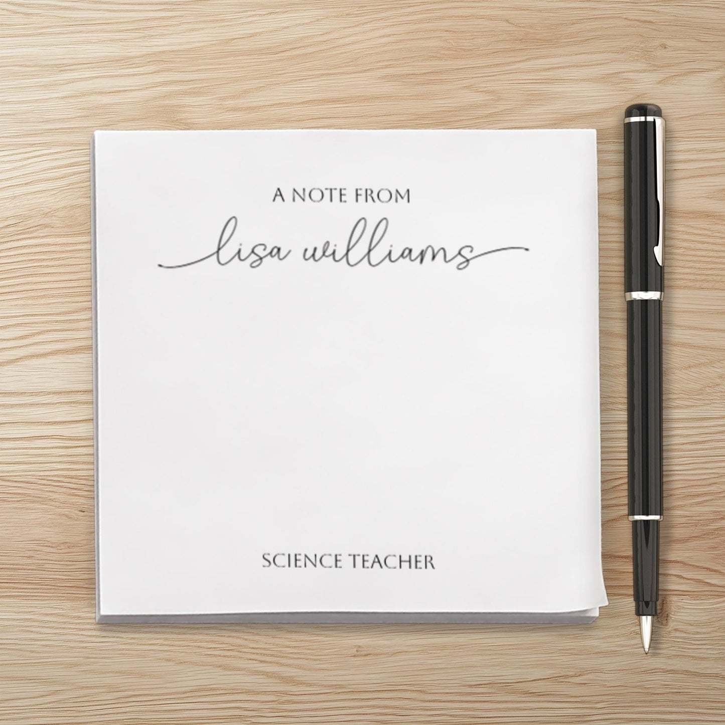 Custom Notepad with Name and Profession, Mini Notepad for Teachers or Social Workers, Small Notepads, Personalized Gift, Appreciation Gift