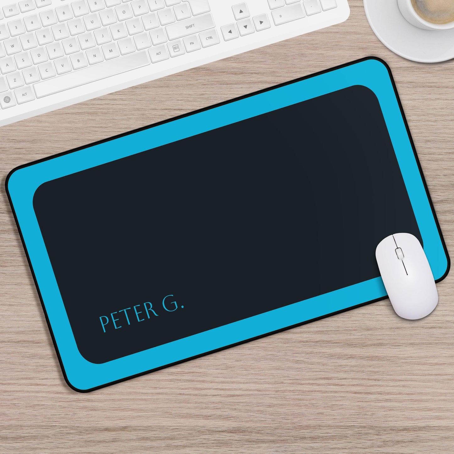 Custom Name Mouse Pad, Personalized Desk Mat for Office or Gaming, Large Mousepad Gift for Him or Her, Unique Computer Desk Decor