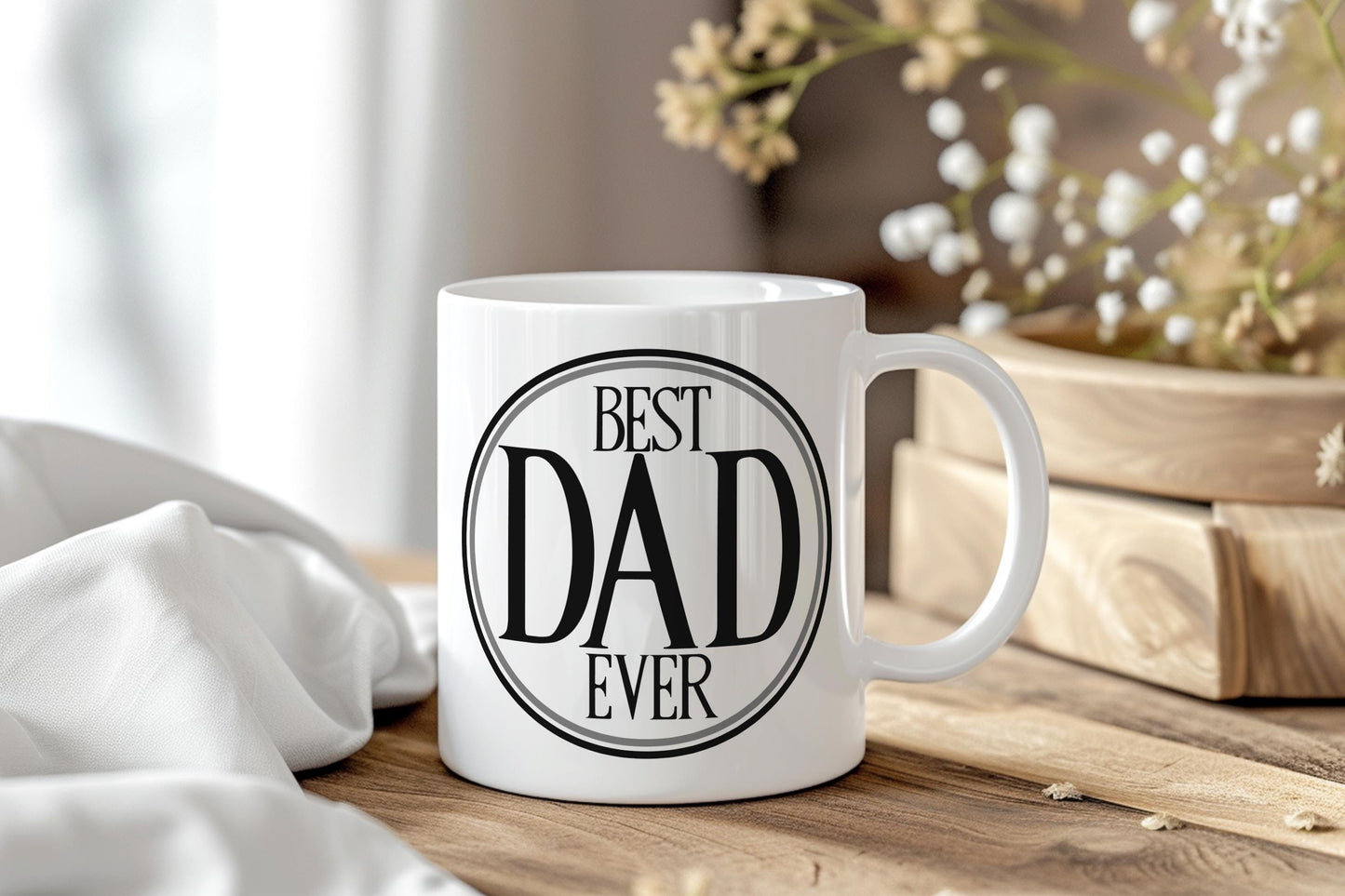 Best Dad Ever Mug - Father’s Day Gift - Coffee Cup for Dad - Dad Birthday Gift - Gift from Kids - Funny Dad Mug