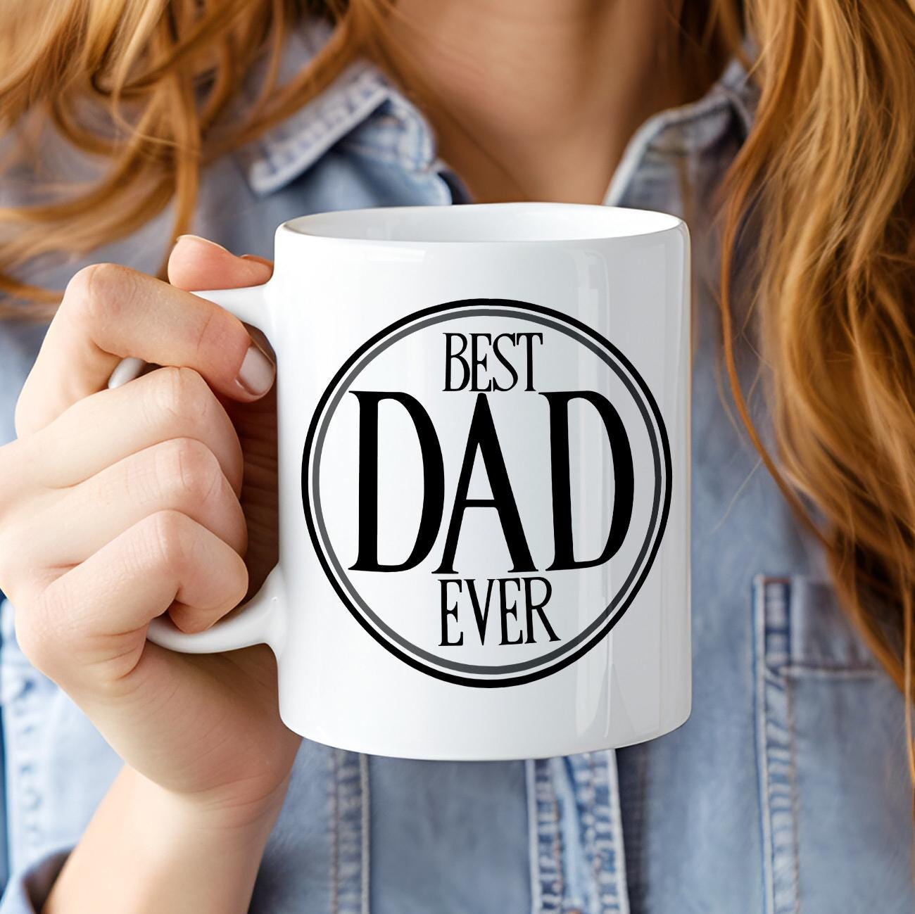 Best Dad Ever Mug - Father’s Day Gift - Coffee Cup for Dad - Dad Birthday Gift - Gift from Kids - Funny Dad Mug