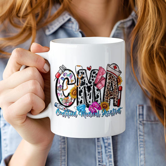 CMA Coffee Mug – Certified Medical Assistant Gift, Cute Healthcare Worker Mug