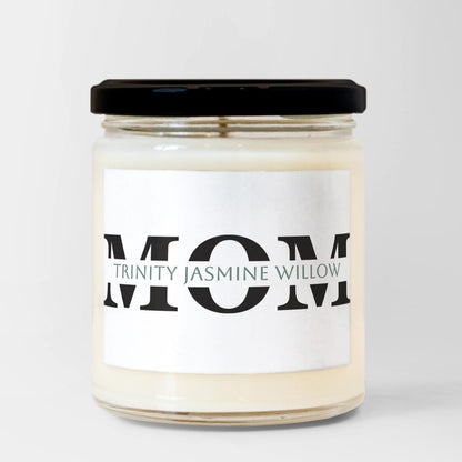 Personalized Mom Candle, Custom Text, Candle Gift, Mother's Day Gift Idea, Mother's Day Candle, Gift For Mom, Sentimental Present