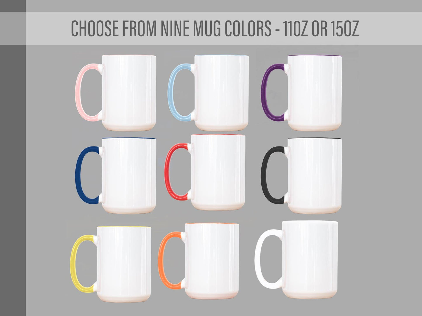 Personalized Monogram Mug with Name, Custom Initial Mug, Multiple Color Options, Floral Coffee Mug Gift, 11oz 15oz Sizes, Custom Name Cup