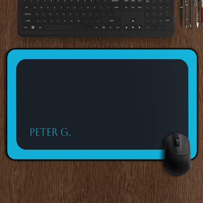 Custom Name Mouse Pad, Personalized Desk Mat for Office or Gaming, Large Mousepad Gift for Him or Her, Unique Computer Desk Decor