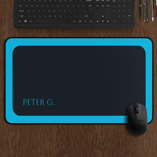 Custom Name Mouse Pad, Personalized Desk Mat for Office or Gaming, Large Mousepad Gift for Him or Her, Unique Computer Desk Decor