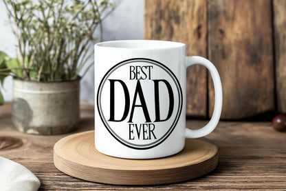 Best Dad Ever Mug - Father’s Day Gift - Coffee Cup for Dad - Dad Birthday Gift - Gift from Kids - Funny Dad Mug