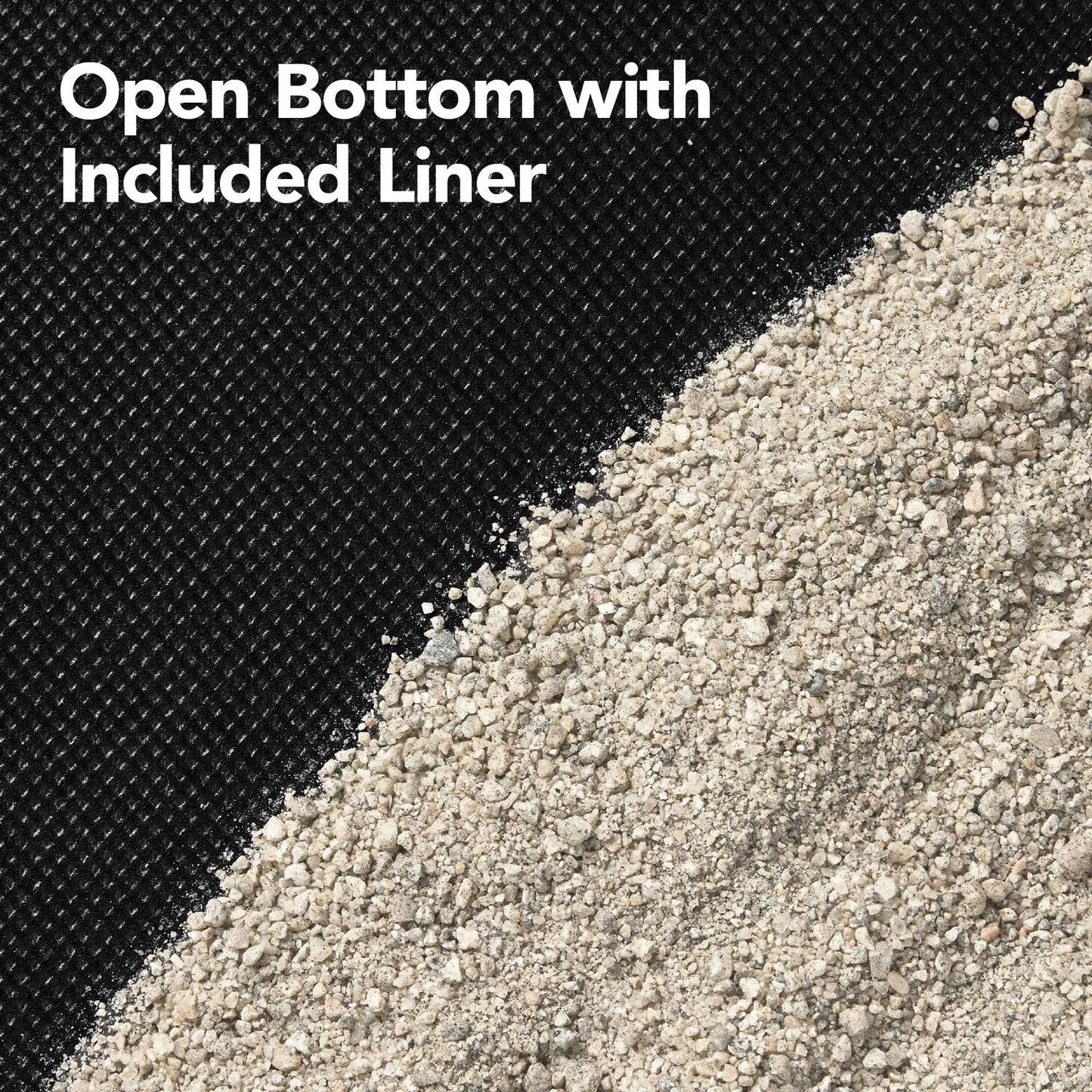 Kid's Octagonal Sandbox in Walnut Wood Finish