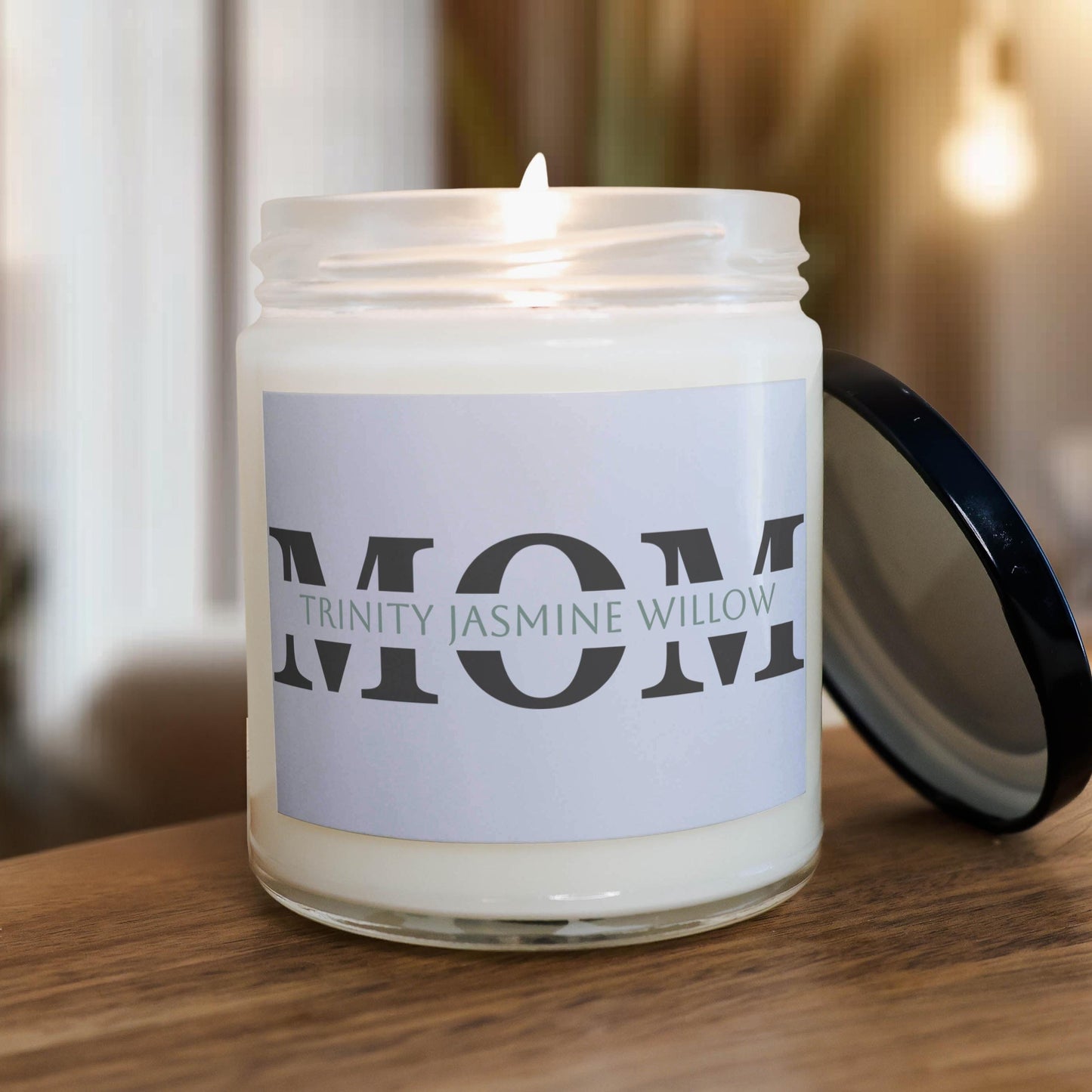 Personalized Mom Candle, Custom Text, Candle Gift, Mother's Day Gift Idea, Mother's Day Candle, Gift For Mom, Sentimental Present