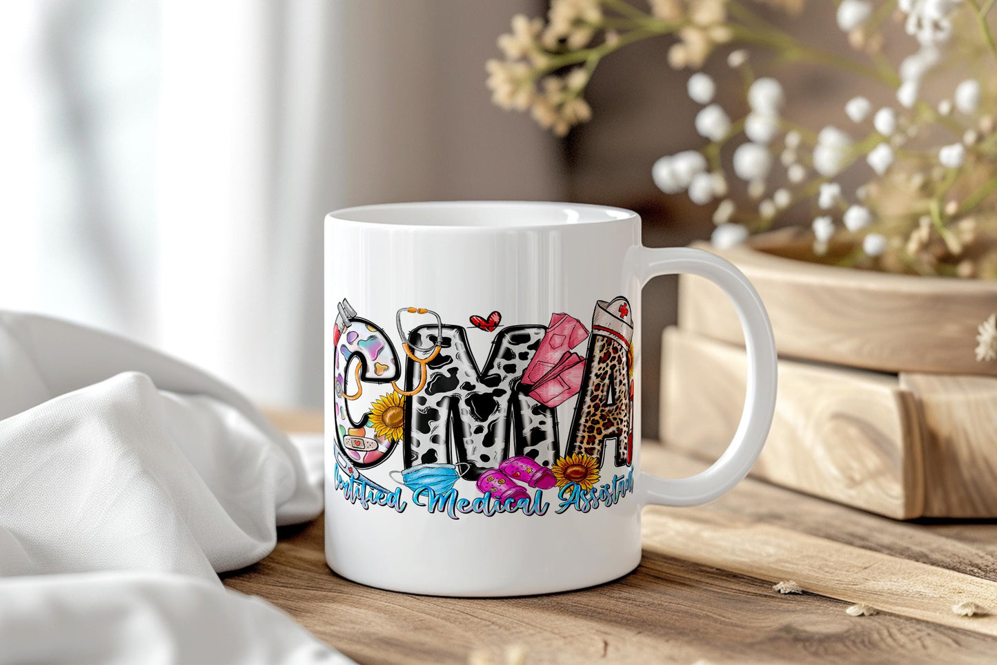 CMA Coffee Mug – Certified Medical Assistant Gift, Cute Healthcare Worker Mug