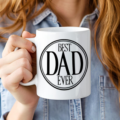 Best Dad Ever Mug - Father’s Day Gift - Coffee Cup for Dad - Dad Birthday Gift - Gift from Kids - Funny Dad Mug