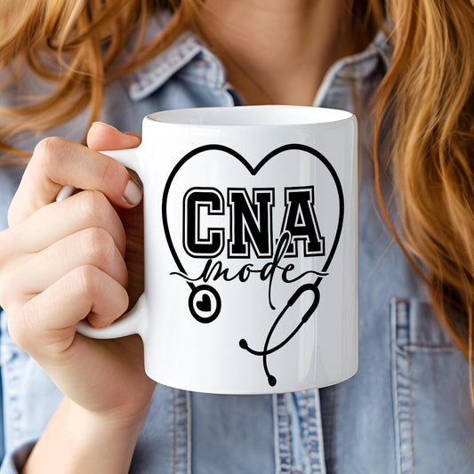 CNA Mode Coffee Mug – Funny Nurse Gift, Certified Nursing Assistant Appreciation Cup